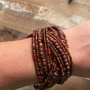 Brown Beaded Bracelet